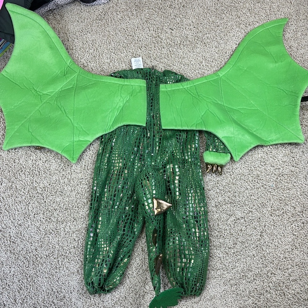 Pottery Barn Kids Green Dragon Costume - Picture 12 of 16